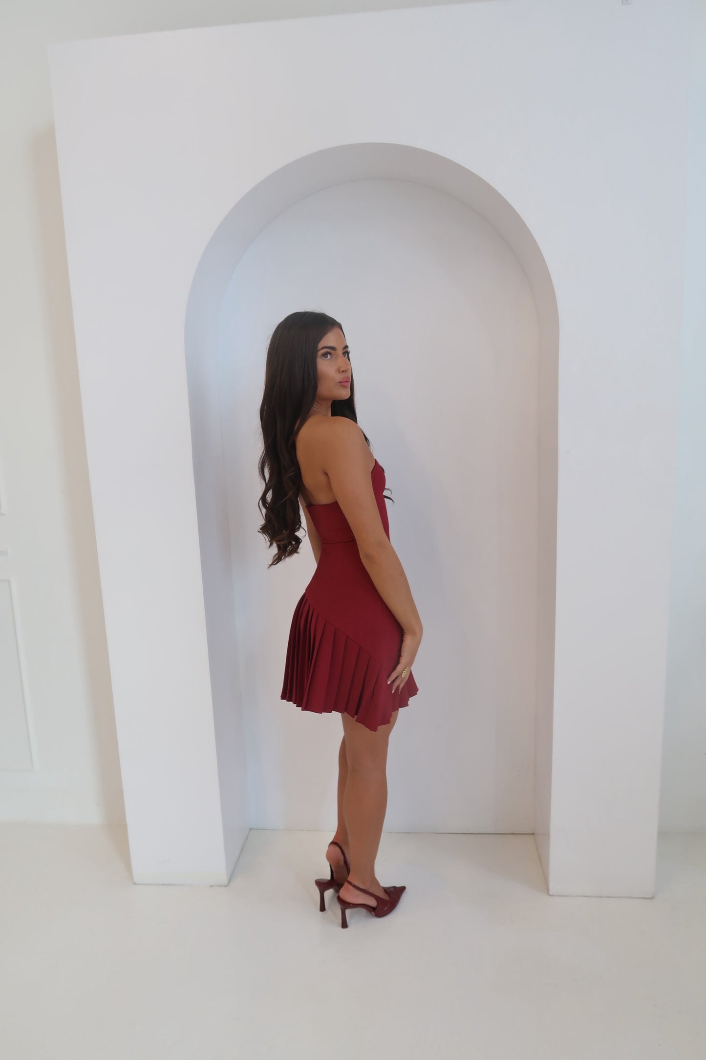 The Mimi Dress - wine