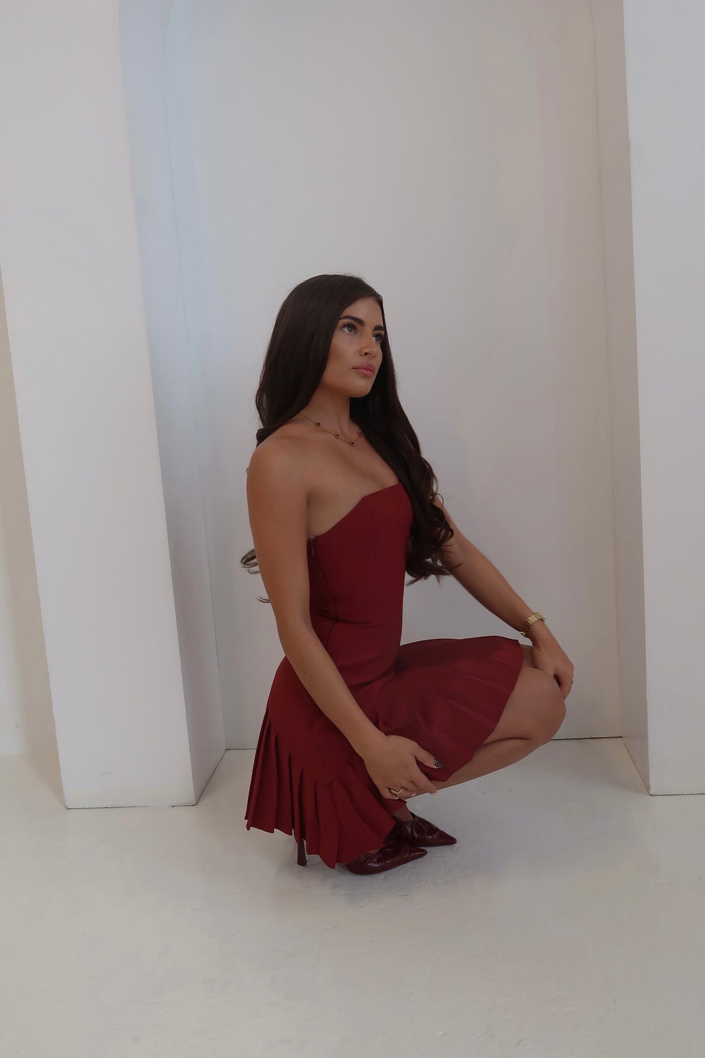 The Mimi Dress - wine